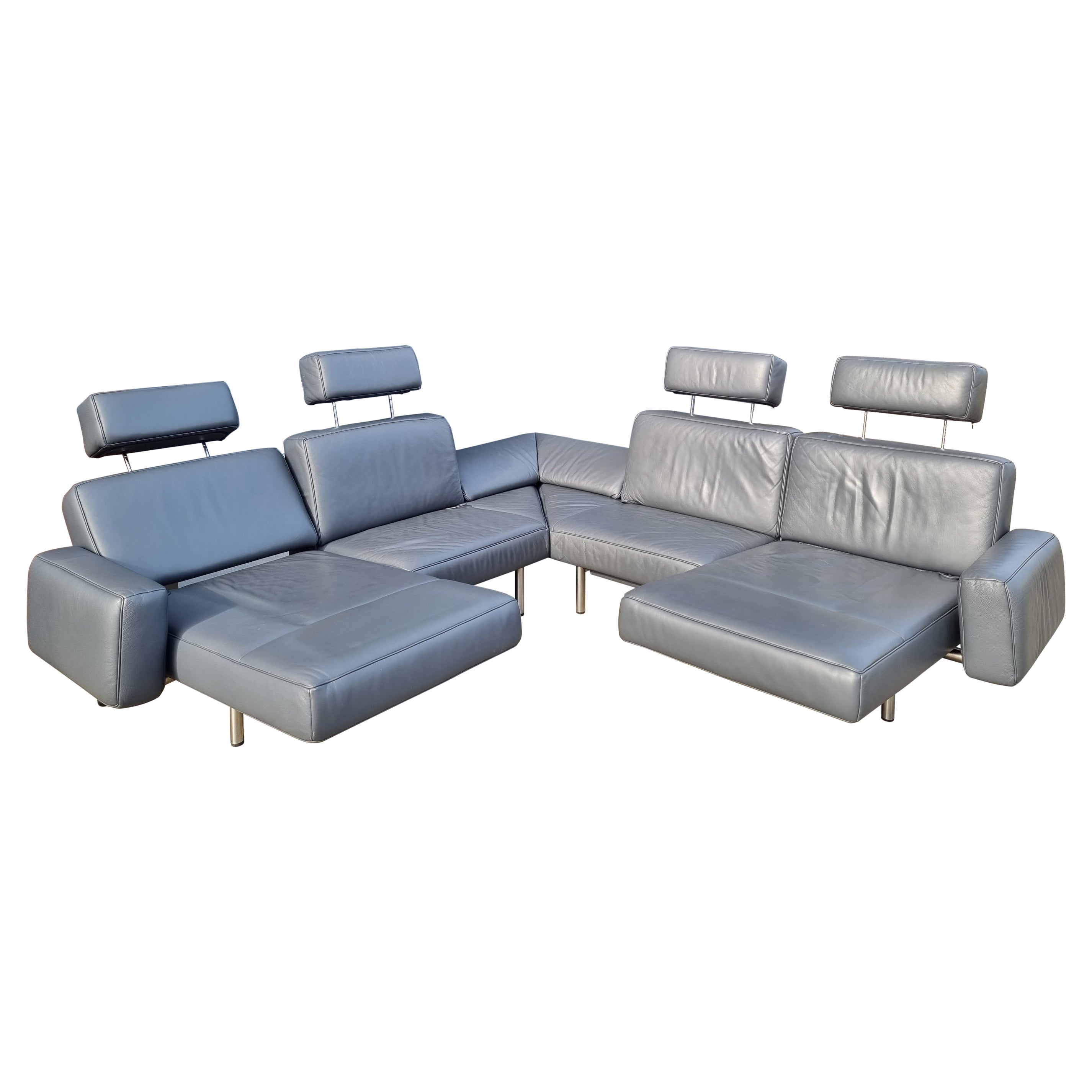 de Sede DS-460 sofa with Relax Function by Reto Frigg For Sale