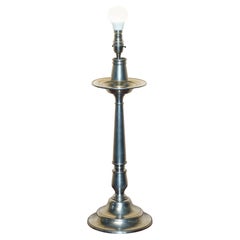 GRANDE LAMPADA A CANDELETTE IN PIETRA CON STAMPONI DI ARTE ITALICA TAVOLA MARINONI