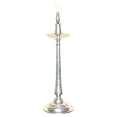 Extra-large LAMP EN CUIR D'OREILLE ARTE ITALICA TAVOLA MARINONI CANDLESTiCK STAMPED