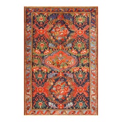 Antiker persischer Malayer-Teppich. Größe: 4 Fuß 2 Zoll x 6 Fuß 3 Zoll