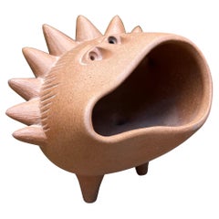 Robert Maxwell Pottery “Beastie” Critter Vase, Mid Century Studio Art