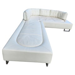 de Sede DS-165 corner sofa with Movable backrest by Hugo de Ruiter