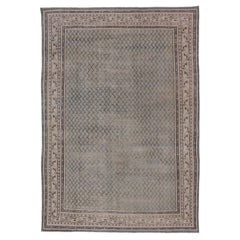 Antique Persian Tabriz Rug with All-Over Paisley Design 