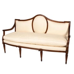 Antique 19th Century French Louis XVI Canapé Sofa Settee