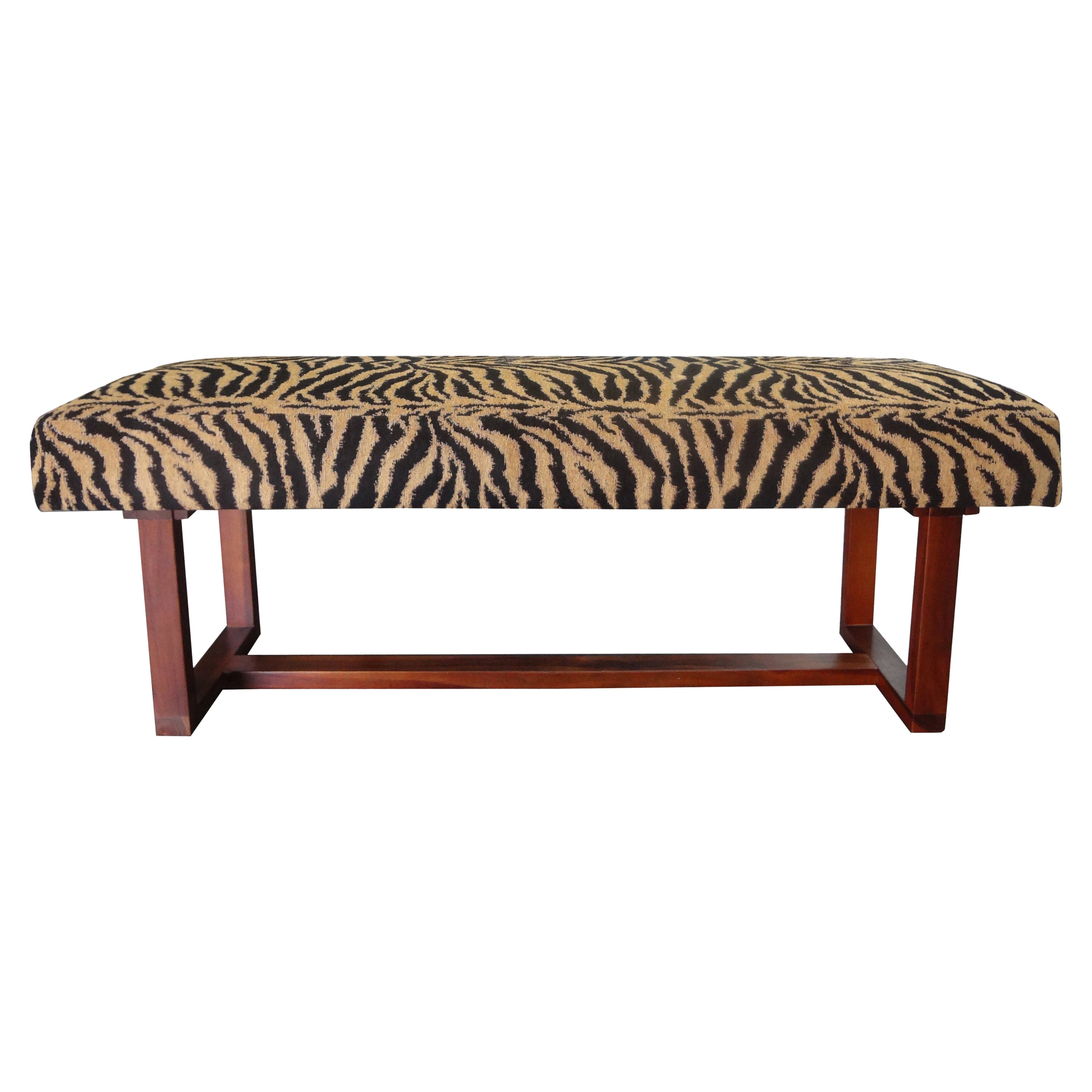 Panchina in teak moderna scandinava del metà secolo