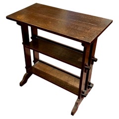 Arts & Crafts Roycroft Little Journey Oak Book Stand circa 1910.