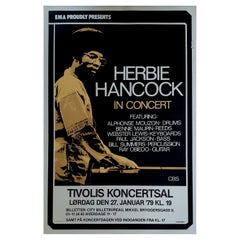 Original vintage Herbie Hancock concert poster 