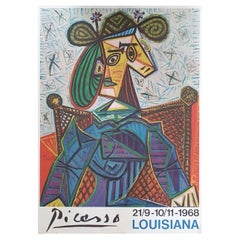 Original Vintage Picasso Louisiana poster 1968