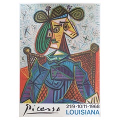 Original vintage Picasso Louisiana poster 1968