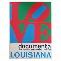Original Antique "documenta" Louisiana poster 1969