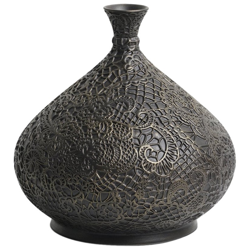 Snoha Bronz Small Vase For Sale