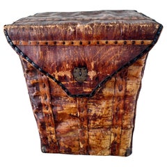 Antique Swedish genuine Birch bark container