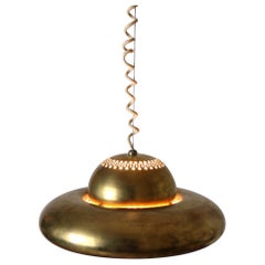 Brass Fior di Loto pendant by Afra & Tobia Scarpa for Flos, 1963