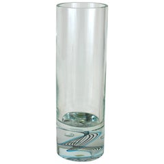 Seguso Cylindrical Swirl Vase