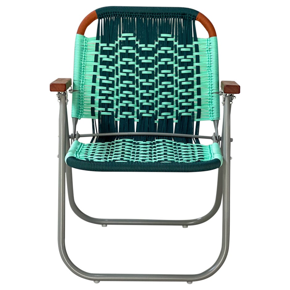 Beach chair Japú - Trama Orla  - Outdoor area Garden and Lawn Dengô Brasil For Sale