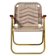 Beach chair Japú  Trama 6  - Outdoor area Garden and Lawn Dengô Brasil