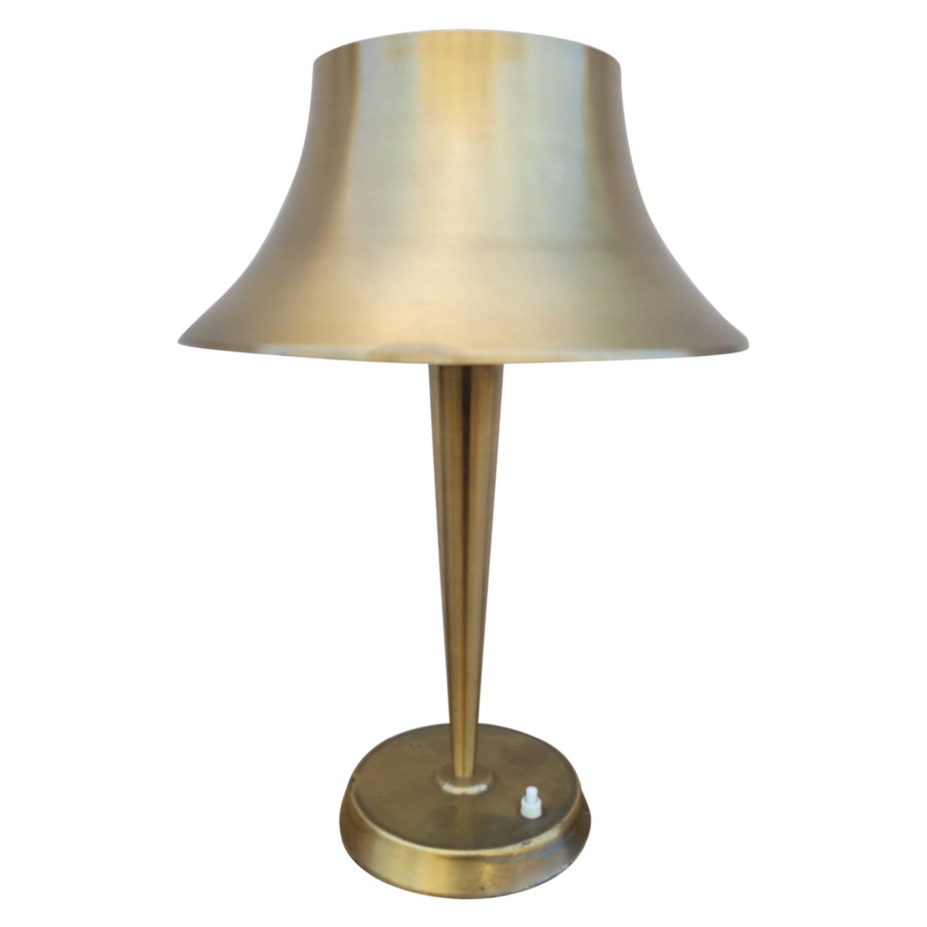 J Perzel, Brass Table Lamp, 20th Century For Sale