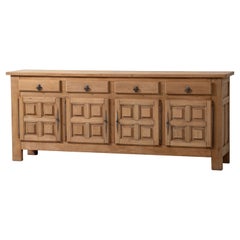 Alpine Chalet Chic Sideboard in Oak, France