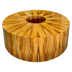 Custom-Made Exotic Wood Configurable Coffee Table or Bench