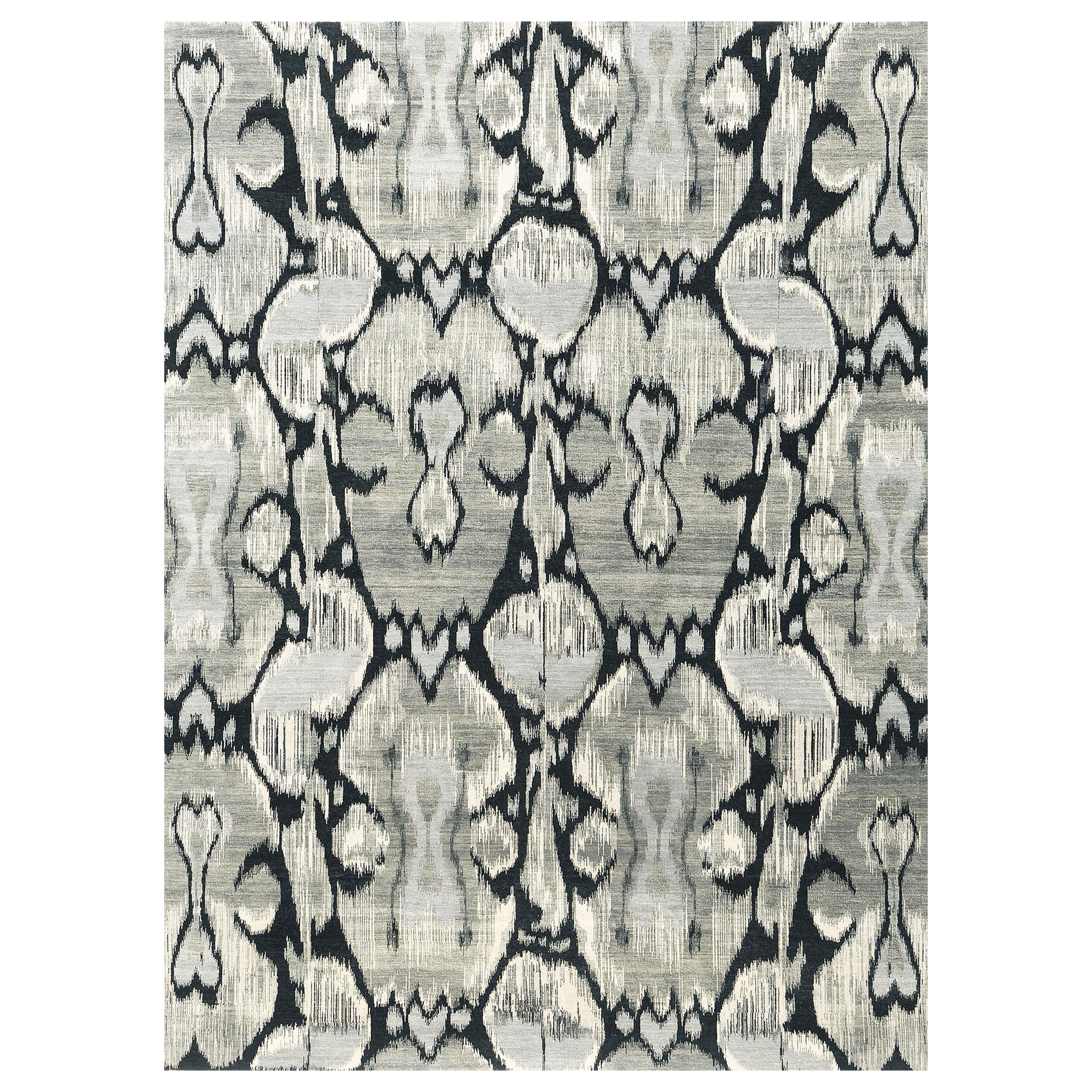 Mehraban Ikat Design Rug Berja For Sale