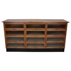 Dutch Oak Haberdashery Shop Cabinet / Sideboard, 1950s