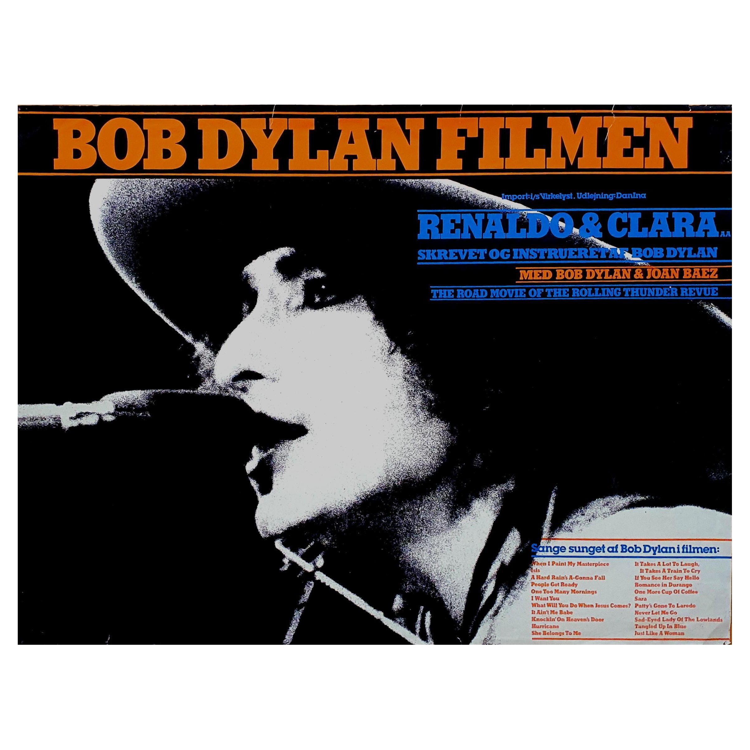 Original vintage Bob Dylan poster 1980