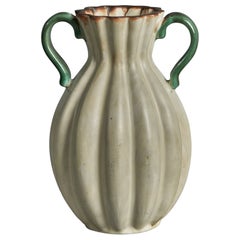 Upsala Ekeby, Vase, Steingut, Schweden, 1930er Jahre