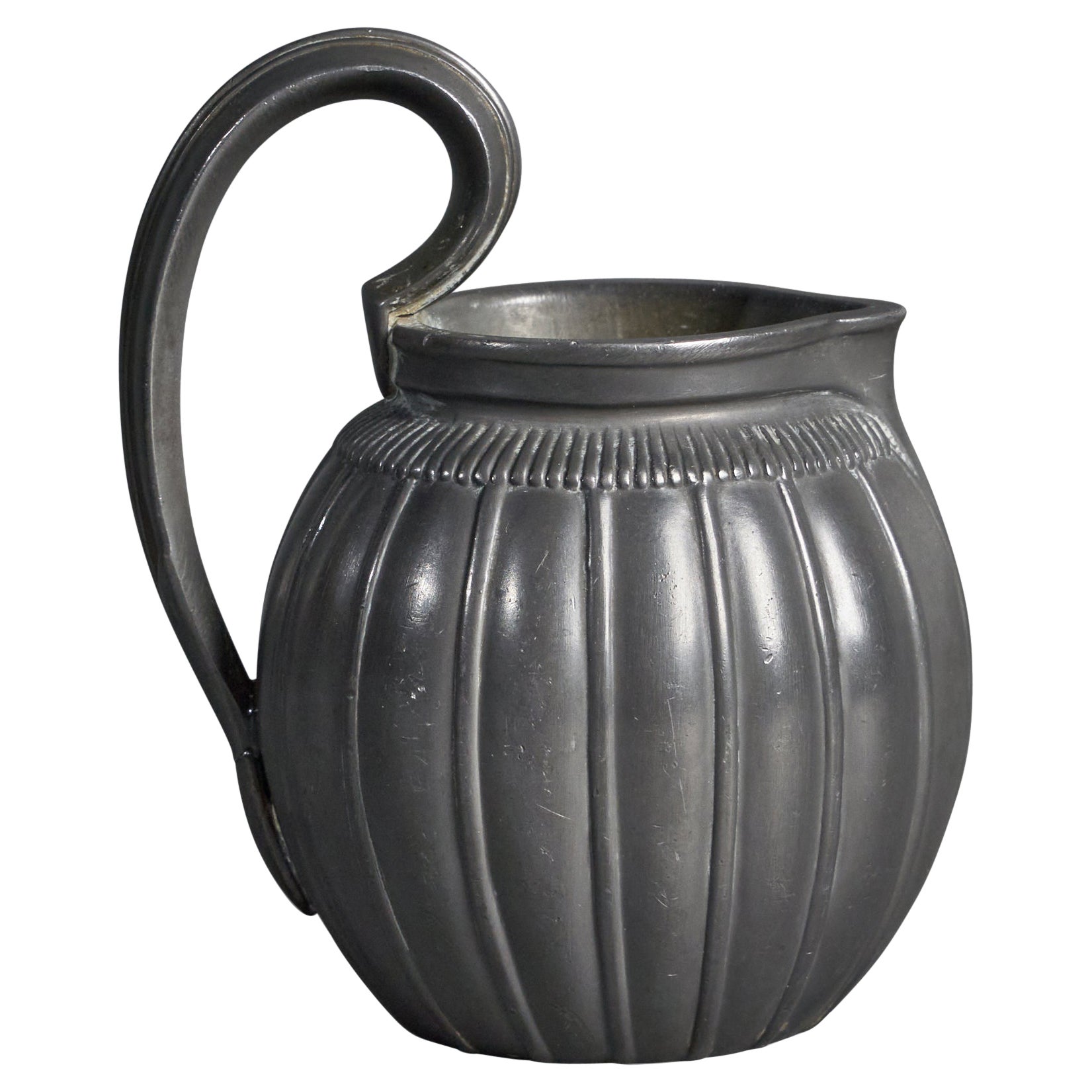 Just Andersen, Small Pitcher, Pewter, Denmark, 1930s For Sale