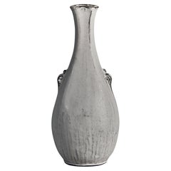 Svend Hammershøi, Vase, faïence, Danemark, années 1930