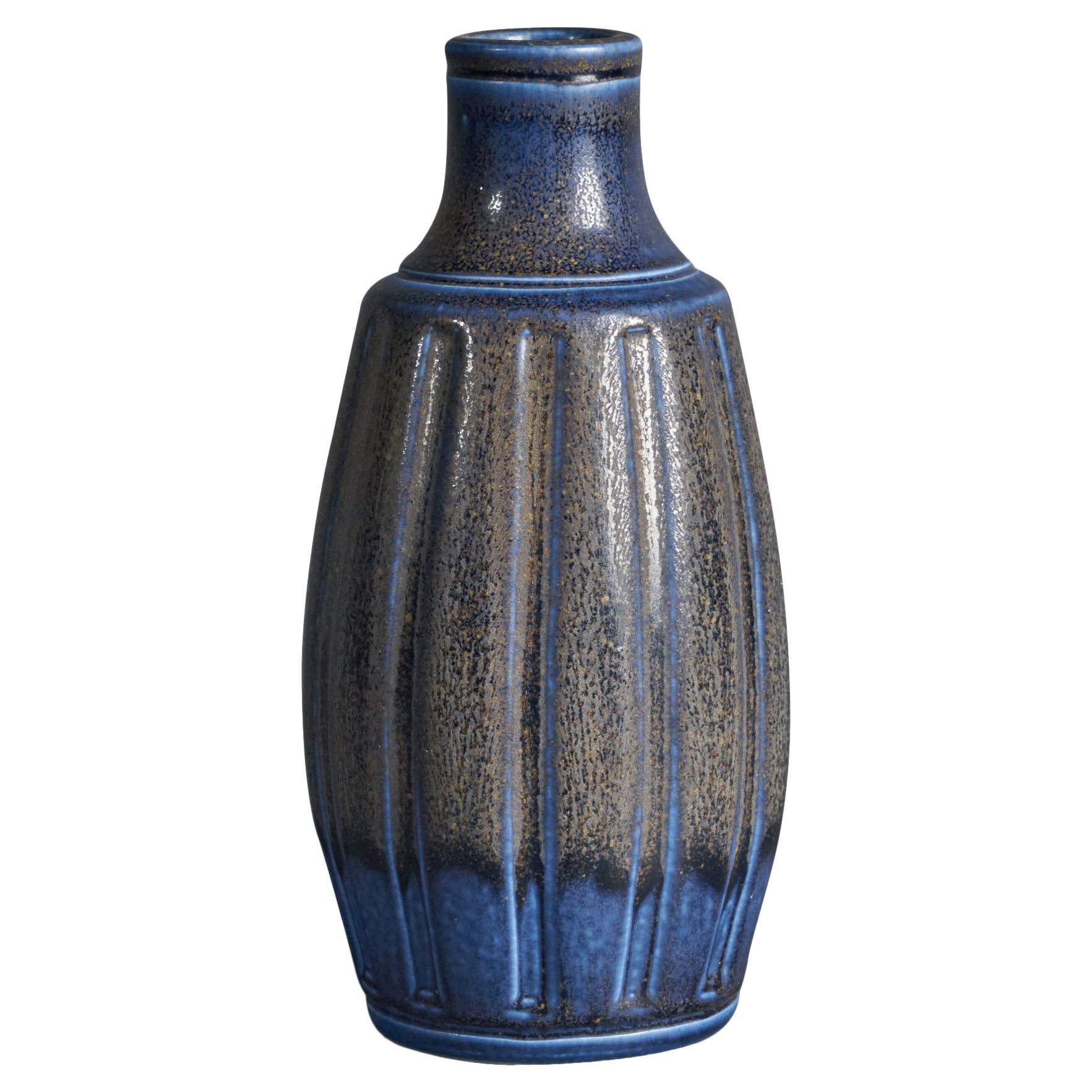 Wilhelm Kåge, Vase, Stoneware, Sweden, 1960s For Sale