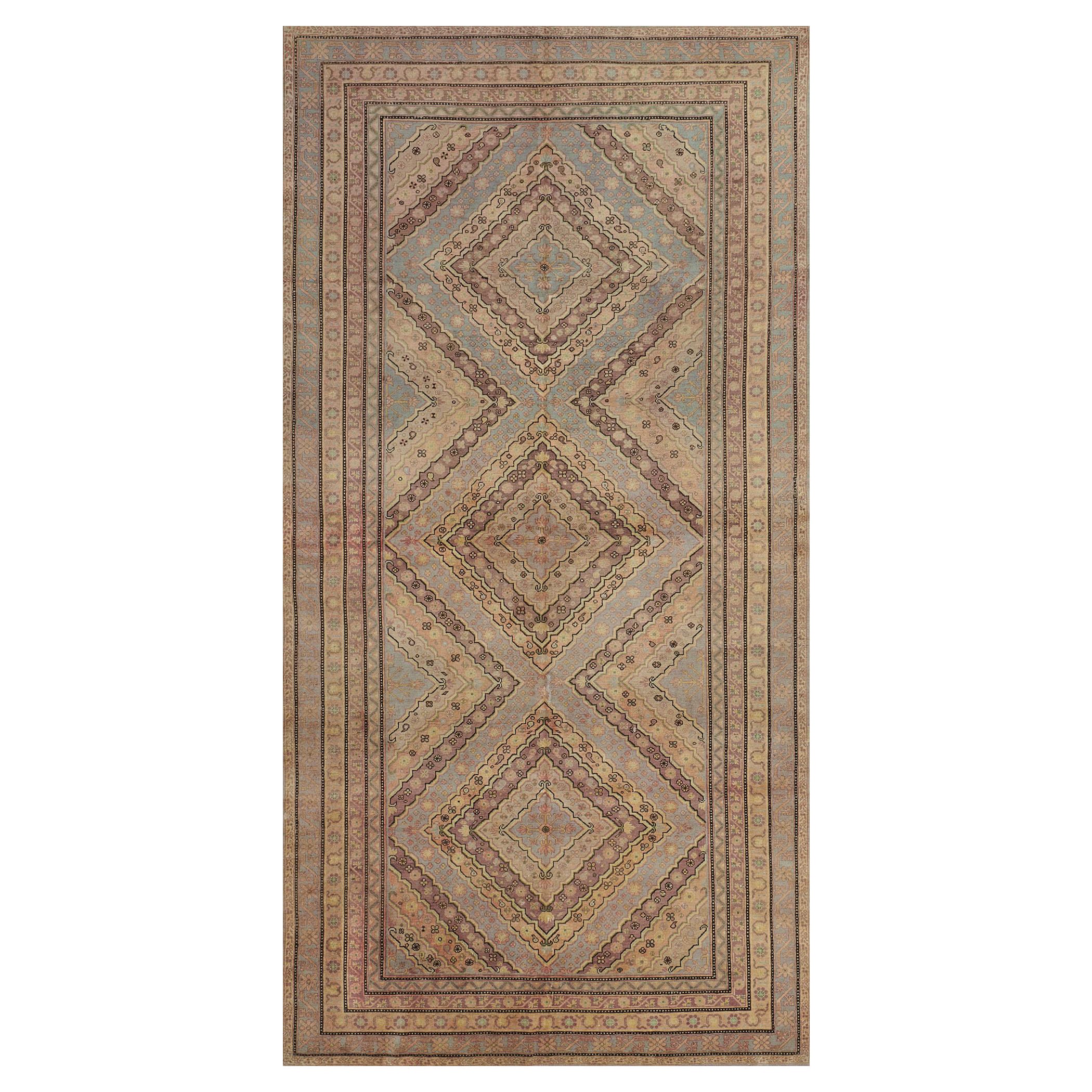 Antiker Khotan-Teppich aus Wolle CIRCA 1900