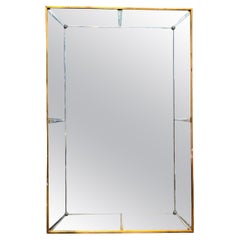 Large French Beveled Mirror
