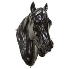 Used Cast Metal Horse Head