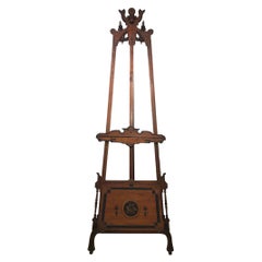 Used Aesthetic Period Painting and Portfolio Easel, circa 1880