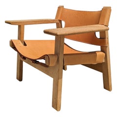 Mid Century Modern Spanish Chair by Børge Mogensen for Fredericia Furniture