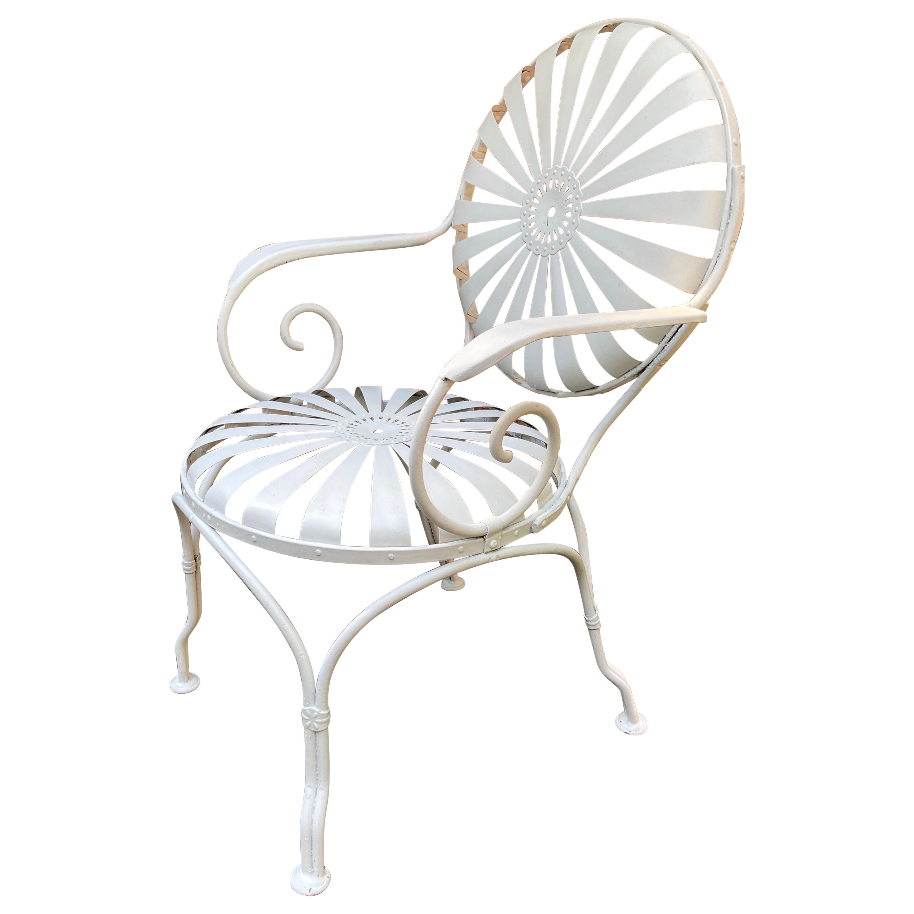francois carre garden chair For Sale