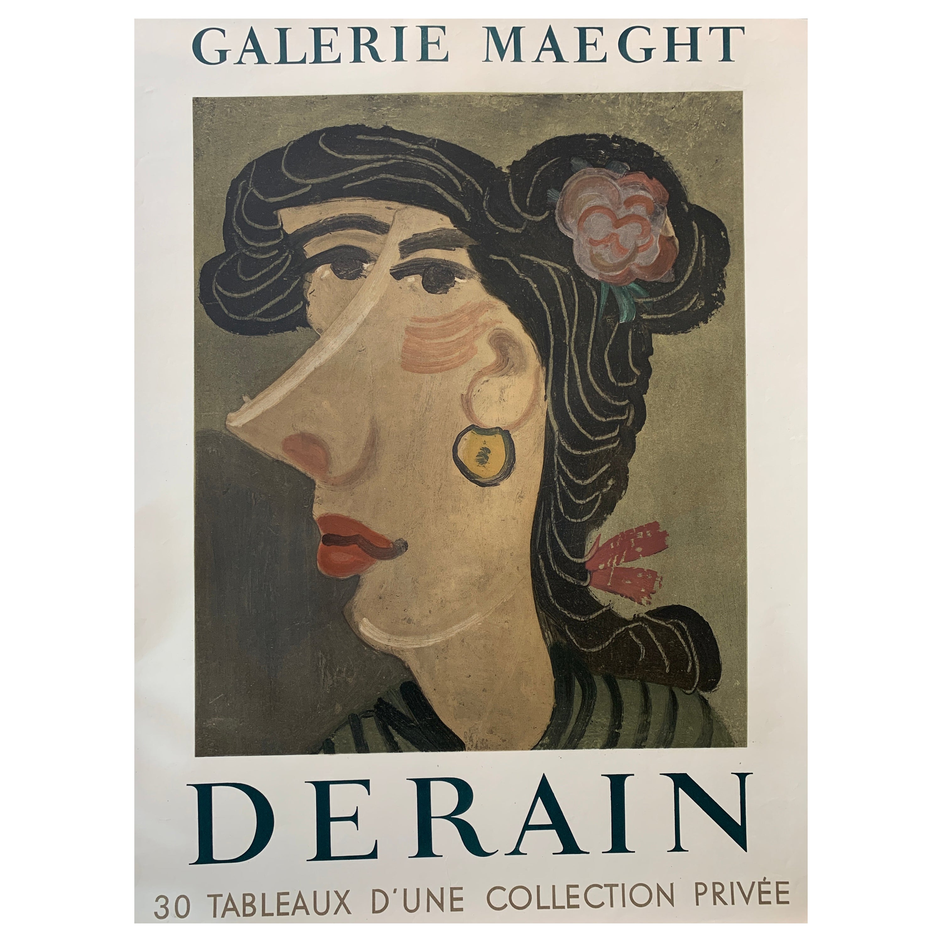 Affiche d'origine Gaierie Maeght « Derain »  en vente