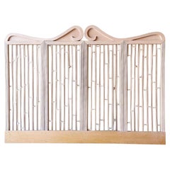 Brutalist Boho Pencil Reed King Size Headboard