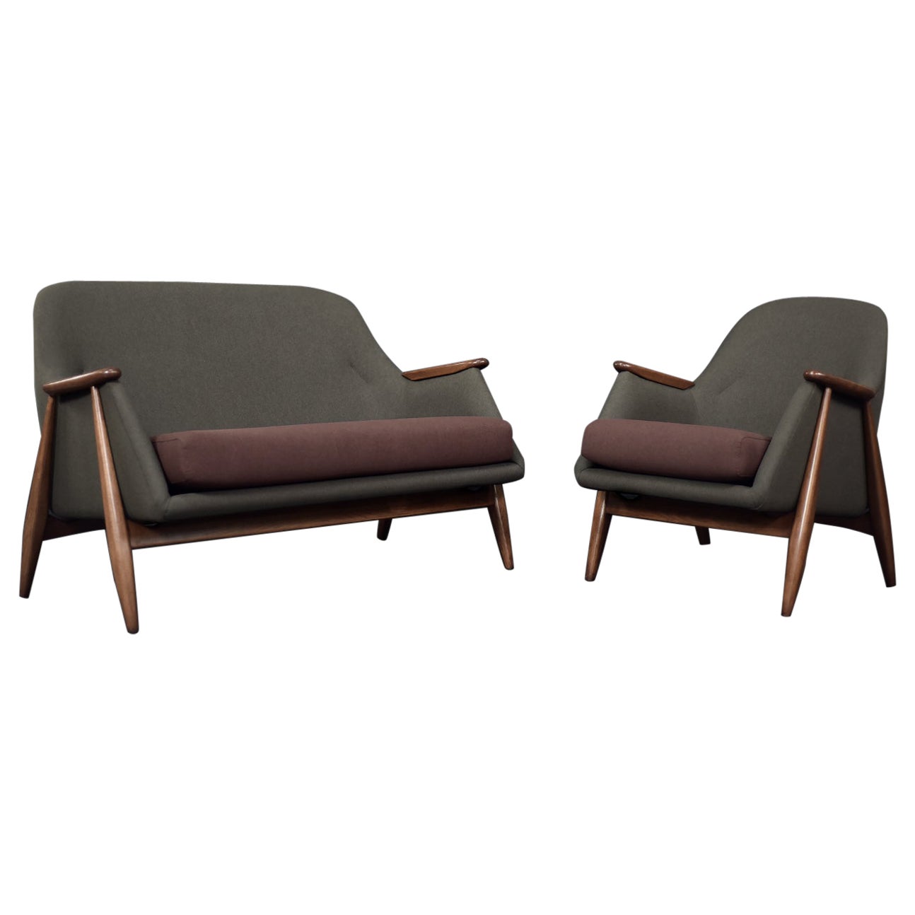 Vintage Mid-Century Modernist Living Room Set Pallas by Svante Skogh for Asko For Sale