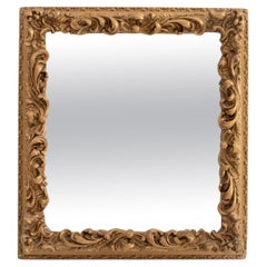 Baroque Style Gold-Painted Mirror