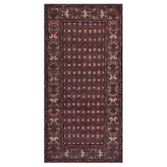 Hand-knotted Antique Circa-1900 Indian Agra Rug