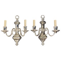1920’s Silver Plated Caldwell Sconces