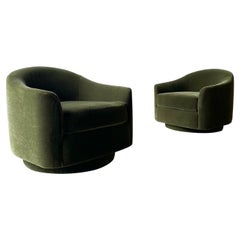 Retro 1960's Directional Swivel Rockers, a Pair