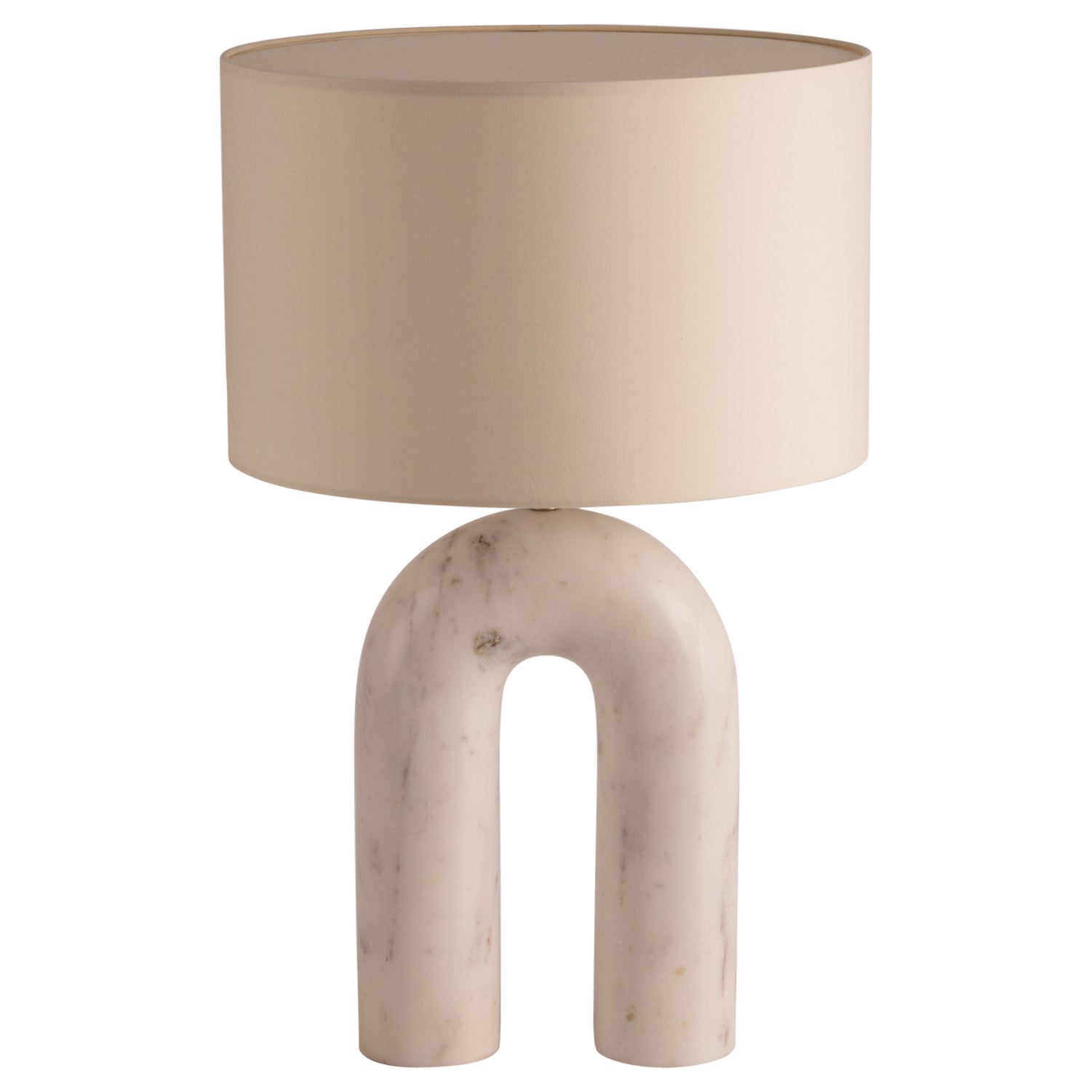 White Marble Arko Table Lamp by Simone & Marcel