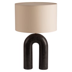 Arko-Tischlampe aus schwarzem Marmor von Simone & Marcel