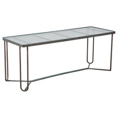 Walter Lamb for Brown Jordan Bronze Patio Console Table