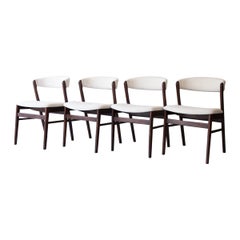 Set of Four Mid 20th Century, Danish Dining Chairs