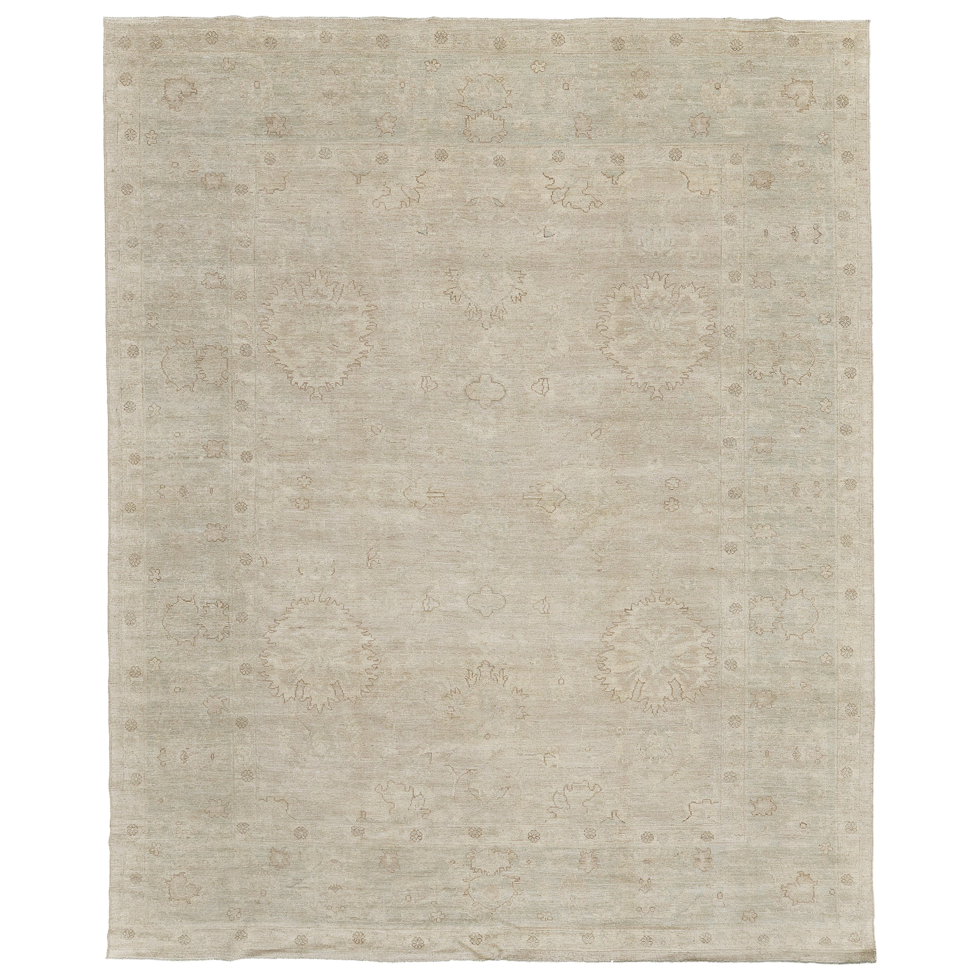 Mehraban Vintage Style Oushak Revival Rug