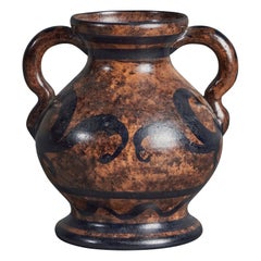 Knut Momqvist, Vase, Steingut, Schweden, 1930er-Jahre