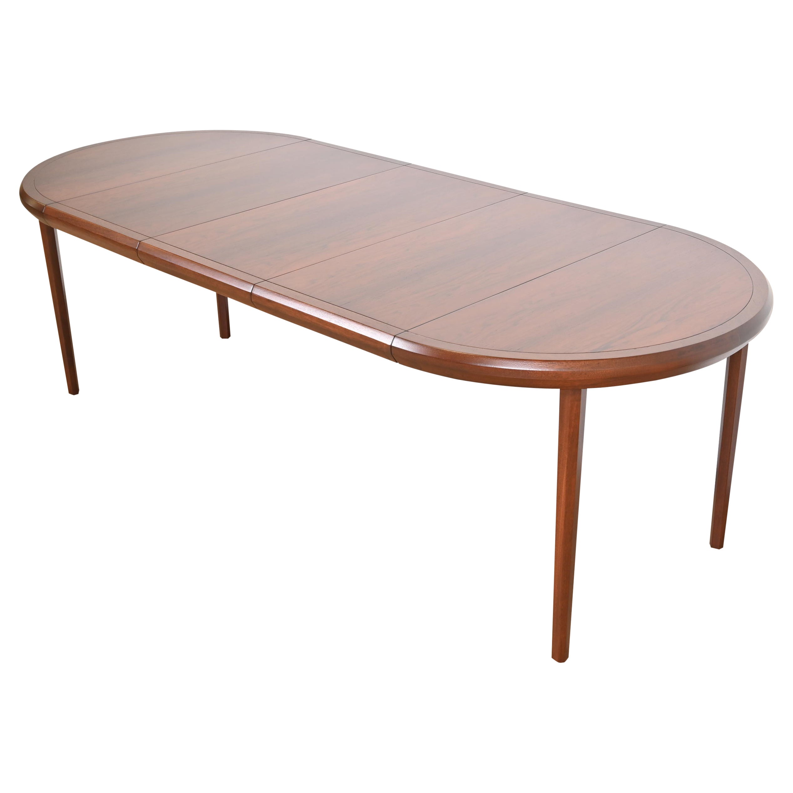 Harvey Probber Mid-Century Modern Rosewood Dining Table, Newly Refinished For Sale